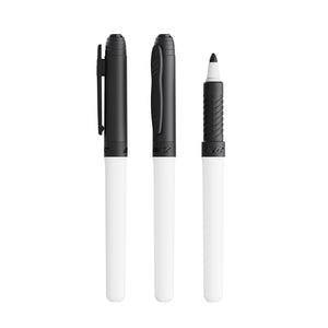 BIC® Velleda® pennarello per lavagna Grip personalizzato — Bianco/Nero / Inchiostro Nero