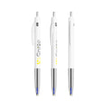 BIC® M10® Clic personalizzata — Bianco / Inchiostro Blu (esempio di personalizzazione)