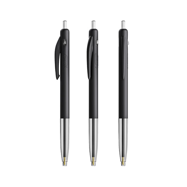 BIC® M10® Clic personalizzata — Nero / Inchiostro Nero