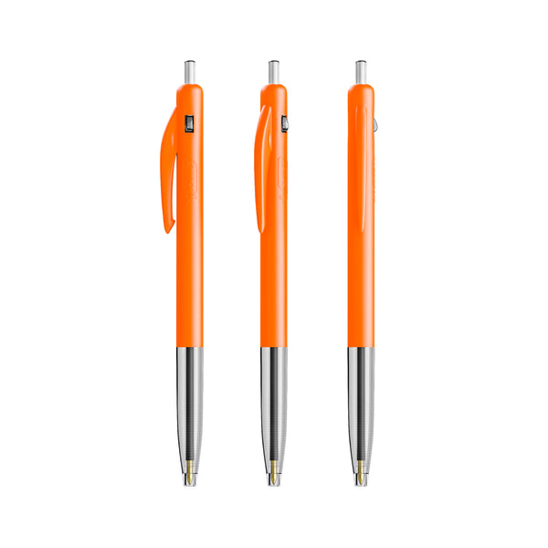 BIC® M10® Clic personalizzata — Arancione / Inchiostro Blu