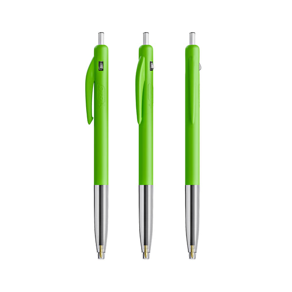 BIC® M10® Clic personalizzata — Verde Mela / Inchiostro Blu