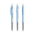BIC® M10® Clic personalizzata — Azzurro Pastel / Inchiostro Blu (esempio di personalizzazione)