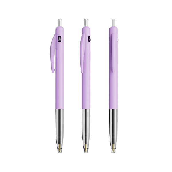 BIC® M10® Clic personalizzata — Viola Pastello / Inchiostro Blu
