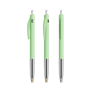 BIC® M10® Clic personalizzata — Verde Pastello / Inchiostro Blu