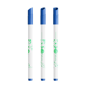 BIC® Velleda® pennarello per lavagna Fine personalizzato — Bianco / Blu / Inchiostro Blu (esempio di personalizzazione)