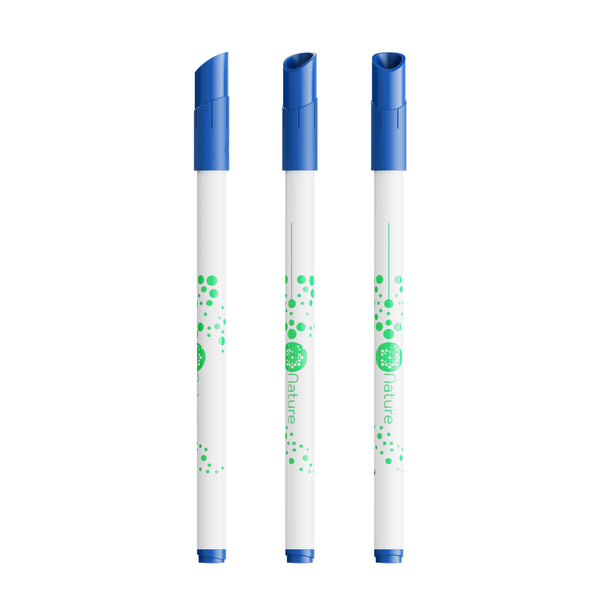 BIC® Velleda® pennarello per lavagna Fine personalizzato — Bianco / Blu / Inchiostro Blu (esempio di personalizzazione)