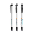 BIC® Clic Stic Stylus Ecolutions personalizzata — Nero Riciclato / Inchiostro Blu (esempio di personalizzazione)