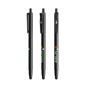 BIC® Clic Stic Stylus personalizzata — Nero / Inchiostro Blu (esempio di personalizzazione)