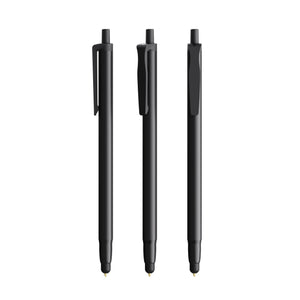 BIC® Clic Stic Stylus personalizzata — Nero / Inchiostro Blu