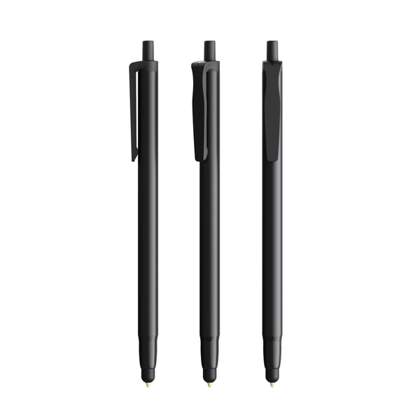 BIC® Clic Stic Stylus personalizzata — Nero / Inchiostro Blu