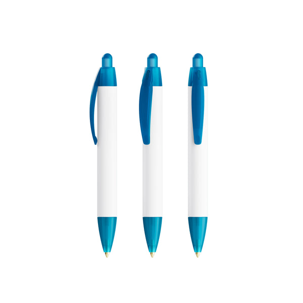 BIC® Wide Body Mini Digital personalizzata — Azzurro Frosted / Inchiostro Blu