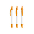 BIC® Wide Body Mini Digital personalizzata — Arancio Frosted / Inchiostro Blu