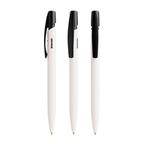 BIC® Media Clic BIO Based personalizzata — Bianco / Inchiostro Blu