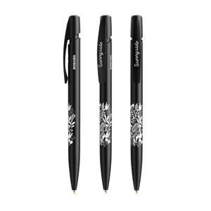 BIC® Media Clic BIO Based personalizzata — Nero / Inchiostro Nero (esempio di personalizzazione)