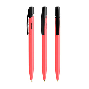 BIC® Media Clic BIO Based personalizzata — Rosso / Inchiostro Blu