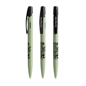 BIC® Media Clic BIO Based personalizzata — Verde / Inchiostro Blu (esempio di personalizzazione)