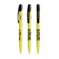 BIC® Media Clic BIO Based personalizzata — Giallo / Inchiostro Blu (esempio di personalizzazione)