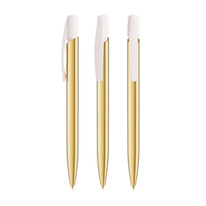 BIC® Media Clic Shine personalizzata — Oro / Inchiostro Blu