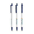 BIC® Clic Stic Ecolutions® personalizzata — Blu Riciclato / Inchiostro Blu (esempio di personalizzazione)