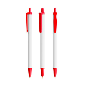 BIC® Clic Stic Ecolutions® personalizzata — Rosso Riciclato / Inchiostro Blu