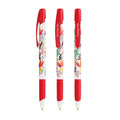 BIC® Media Clic Grip Ecolutions personalizzata — Bianco/Rosso / Inchiostro Blu (esempio di personalizzazione)