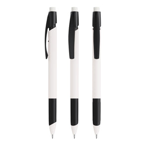BIC® Media Clic Grip Ecolutions portamine personalizzato — Bianco/Nero / Grafite