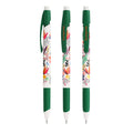 BIC® Media Clic Grip Ecolutions portamine personalizzato — Bianco/Verde / Grafite (esempio di personalizzazione)