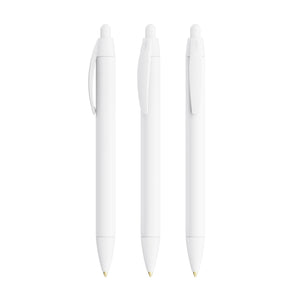 BIC® Wide Body Ecolutions® personalizzata — Bianco / Inchiostro Blu