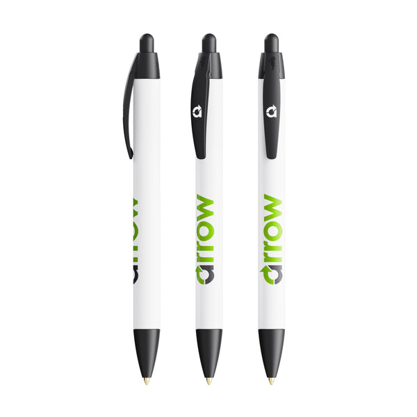 BIC® Wide Body Ecolutions® personalizzata — Nero / Inchiostro Blu (esempio di personalizzazione)