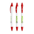 BIC® Wide Body Ecolutions® personalizzata — Rosso / Inchiostro Blu (esempio di personalizzazione)