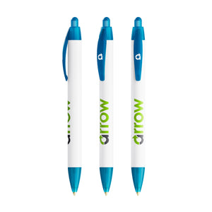 BIC® Wide Body Ecolutions® personalizzata — Azzurro Frosted / Inchiostro Blu (esempio di personalizzazione)