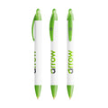 BIC® Wide Body Ecolutions® personalizzata — Verde Frosted / Inchiostro Blu (esempio di personalizzazione)