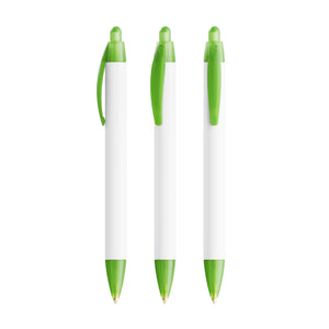 BIC® Wide Body Ecolutions® personalizzata — Verde Frosted / Inchiostro Blu