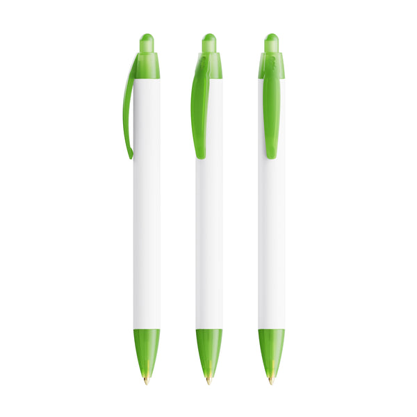 BIC® Wide Body Ecolutions® personalizzata — Verde Frosted / Inchiostro Blu