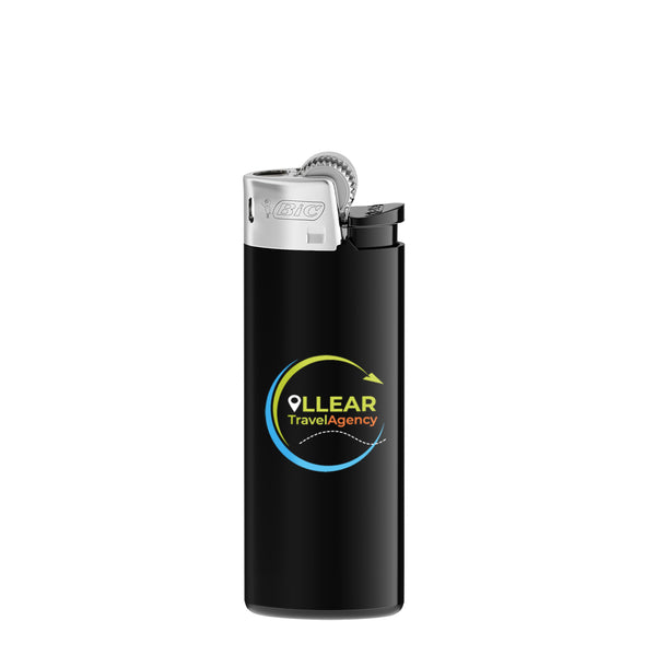 BIC® J25 personalizzato — Corpo nero, base, forchetta / cofano cromatico (esempio di personalizzazione)