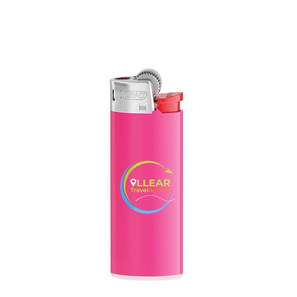 BIC® J25 personalizzato — Rhodamine Red Body - Base White - Red Fork - Chrome Hood (esempio di personalizzazione)