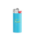 BIC® J25 personalizzato — Corpo azzurro - base bianca - forcella rossa - cofano cromato (esempio di personalizzazione)