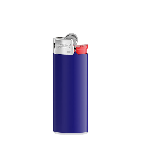 BIC® J25 personalizzato — Corpo blu scuro - base bianca - forcella rossa - cofano cromatico