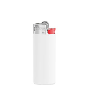 BIC® J25 personalizzato — Corpo bianco opaco - base bianca - forcella rossa - cofano cromato