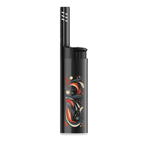 BIC® EZ Reach™ Accendino personalizzato — Nero (esempio di personalizzazione)