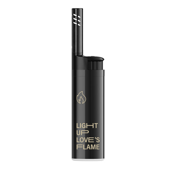 BIC® EZ Reach™ Accendino personalizzato — Nero (esempio di personalizzazione)