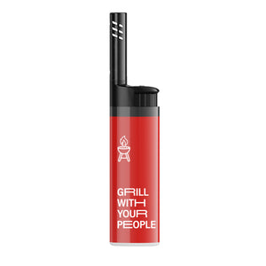 BIC® EZ Reach™ Accendino personalizzato — Rosso (esempio di personalizzazione)
