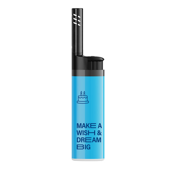 BIC® EZ Reach™ Accendino personalizzato — Blu (esempio di personalizzazione)