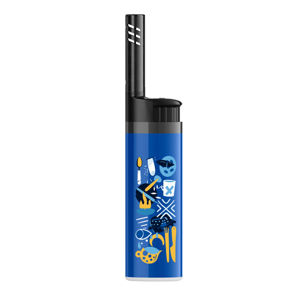 BIC® EZ Reach™ Accendino personalizzato — Blu Scuro (esempio di personalizzazione)
