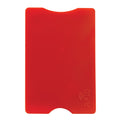 Porta carte rigido anti frode Rosso - personalizzabile con logo