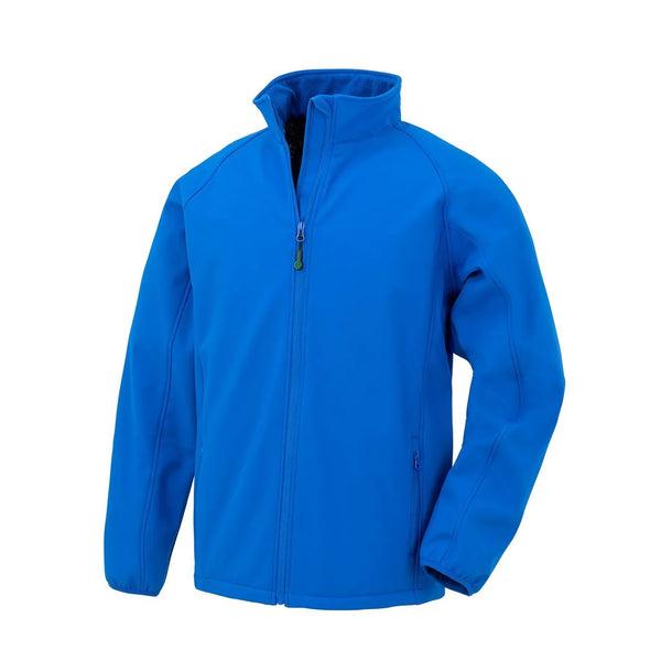 Giacca Mens Recycled 2 Layer Printable Softshell royal / S - personalizzabile con logo