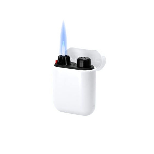 Accendino Leidos Llama Jet bianco - personalizzabile con logo