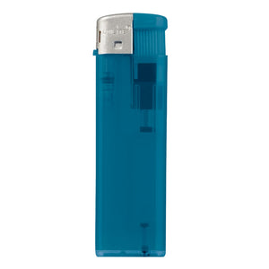 Accendino Torpedo Transparent blu - personalizzabile con logo