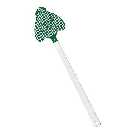 Acchiappa mosche colorato Bianco / Verde - personalizzabile con logo