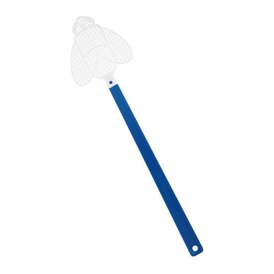 Acchiappa mosche colorato Blu / Bianco - personalizzabile con logo